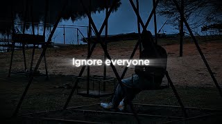 IGNORE EVERYONE, FOCUS ON YOU - Motivational Speech