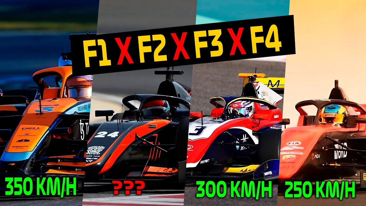 QUAIS AS DIFERENÇAS ENTRE F1, F2, F3 E F4? - YouTube