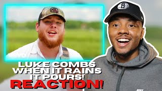 Luke Combs - When It Rains It Pours | REACTION!