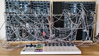 DIY synth jam #6 something like Techno | full DIY eurorack modular synth system