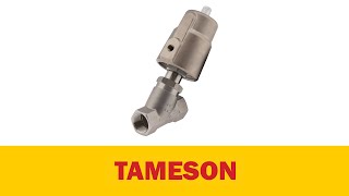 Pneumatic Angle Seat Valve | Tameson