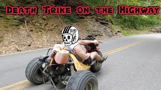 #DeathTrike loose on the Highway |  Vintage Custom All sport Tri-sport