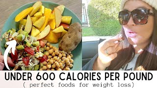 5 Simple foods that are under 600 calories per pound and PERFECT for maximum weight loss/ wfpb diet