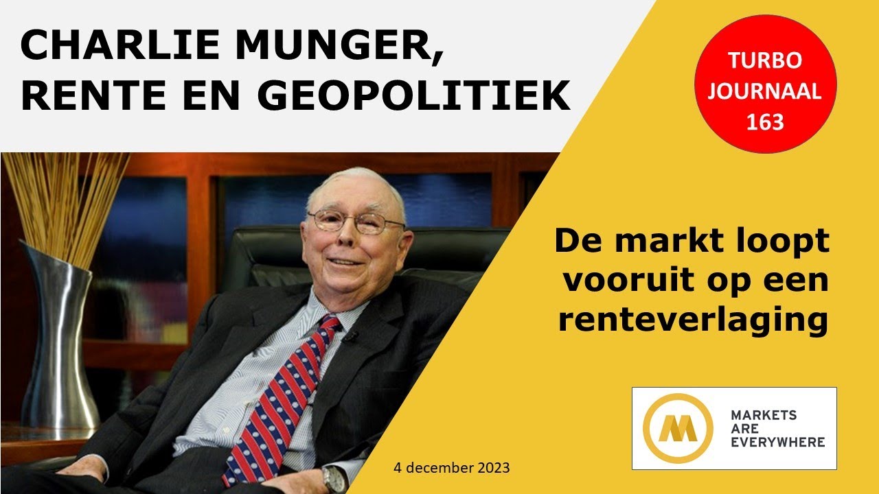 Charlie Munger, Rente En Geopolitiek | #163 Turbo Journaal | #AEX - YouTube