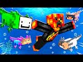 Minecraft but YouTubers are Axolotls...