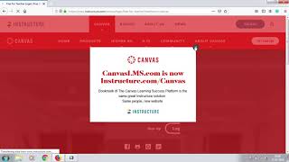 Canvas Instructure Beginner Tutorial - Part I