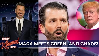 Jimmy Kimmel’s Hilarious Trump Roast: Jr. Lands in Greenland and Instantly Embarrasses Himself!