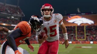 Kansas City Chiefs vs Denver Broncos | NFL 1/8/2022 Full Game Highlights - NFL Week 18 (Madden 22)