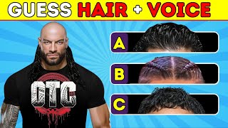 Can You Guess Hairstyle + Voice of WWE Superstars | Roman Reigns, Jey Uso, Solo Sikoa