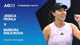 Jessica Pegula v Barbora Krejcikova Condensed Match | Australian Open 2023 Fourth Round