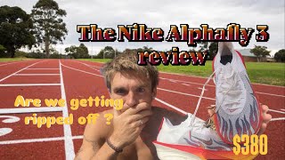 The Nike Alphafly 3 review : sub 2:45:00 marathon