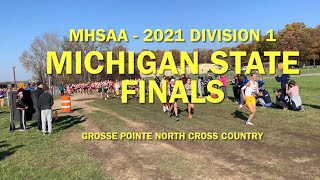 Riley Hough MHSAA Division 1 Boys’ Cross Country Finals Michigan 2021