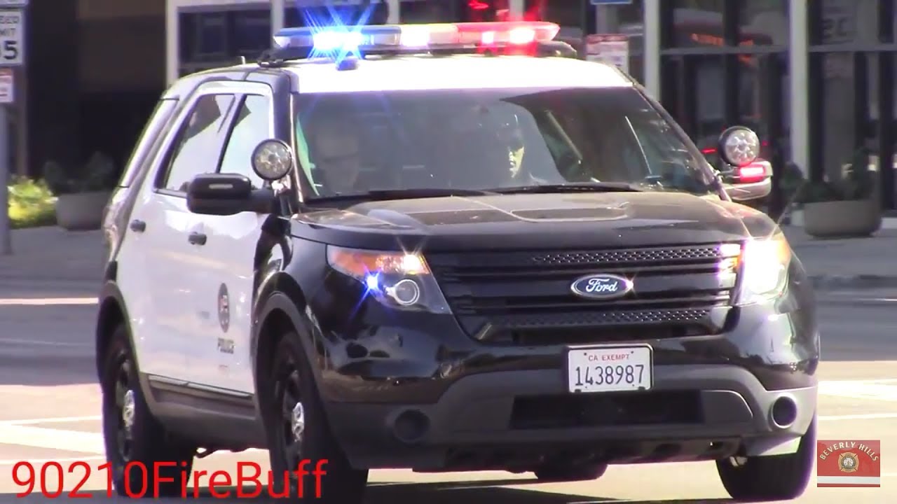 Lapd Ford Explorer Responding Code 3 Youtube