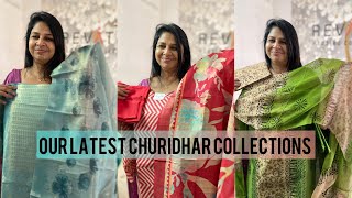 OUR LATEST CHURIDHAR COLLECTIONS| REVATHY WEDDING COLLECTIONS MUVATTUPUZHA |MOB:8086575564