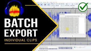 How to Split and Export Multiple Audio Clips at Once in Audacity |