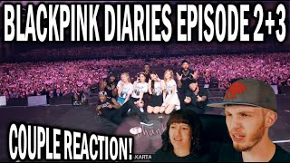 BLACKPINK DIARIES EPISODE 2 + 3 (COUPLE REACTION!)