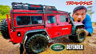 RC Traxxas OffRoad Monster Land Rover Defender Car Unboxing & Testing - Chatpat toy tv
