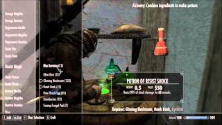 Skyrim Alchemy Guide - Favorite Potions