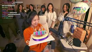 Fuslie Surprised By Friends On 30th Birthday!