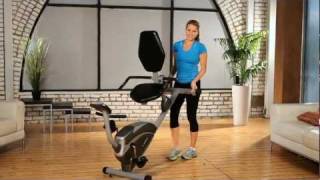 1111 - Exerpeutic 900XL Heavy Duty Magnetic Recumbent Bike with Pulse