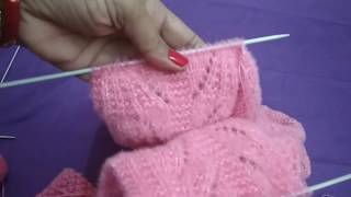 Cardigan में काँलर गले की घटाई कैसे करें #124knitting Lessons #2019.