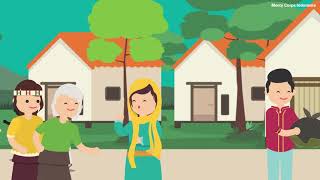 Animation of the Early Warning System - MRED Indonesia Program #flood #earlywarningsystem #EWS