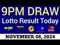 Lotto Result Today 9pm Draw November 8, 2024 Swertres Ez2 PCSO Live Result