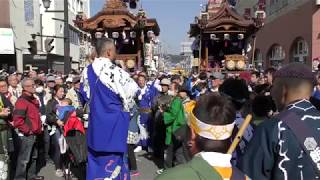 飯能まつり2017 出発式（中山・本郷・双柳・原町・柳原・前田山車）