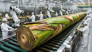 Producing Fiber from Banana Stems: Inside the World's Largest High-Tech Factory