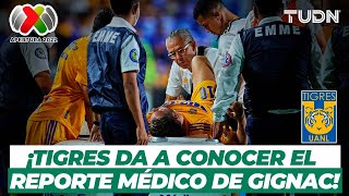 ¡TERRIBLE BAJA! 🥴Tigres da a conocer estado de Gignac tras lesión ante Tijuana | TUDN