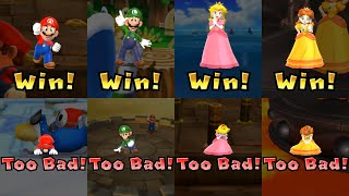Mario Party 9 All Characters Wins And Lose