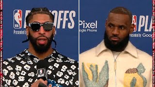 LeBron James & Anthony Davis on Game 3 Win vs Grizzlies, Postgame Interview