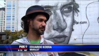 Bob Dylan mural in Minneapolis