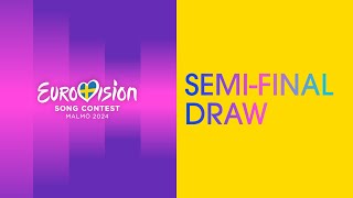 The Semi-Final Draw - LIVE from Malmö 🇸🇪 | Eurovision Song Contest 2024 | #UnitedByMusic