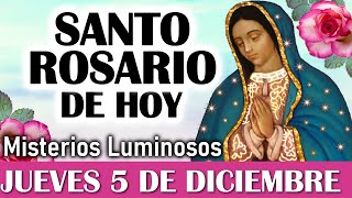 Santo Rosario JUEVES 5 de DICIEMBRE, Rosario a Virgen de Guadalupe 🌟 El Santo Rosario de hoy Jueves