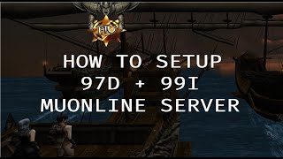 How to Setup MuOnline Season 97d + 99i Server Setup Video