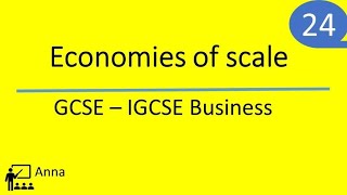 Economies of scale GCSE Business Revision