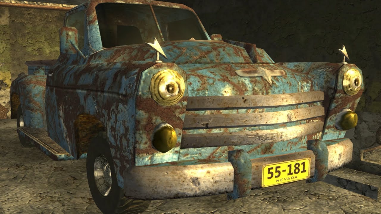 You Can Drive Pickup Trucks In Fallout New Vegas - YouTube