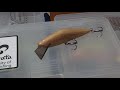 自作ルアーのスイムテスト handmade lure swim test