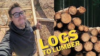 Using Our Woodland Mills HM136MAX to Mill Logs to Lumber