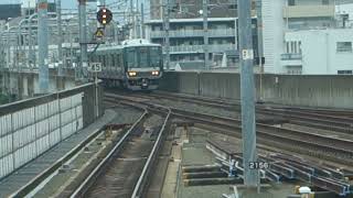 JR西日本・阪和線・我孫子町駅〜鶴ケ丘駅〜天王寺駅先頭車両車窓・2022-08-31