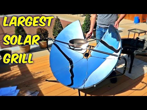 Testing Solar Grill Testing Solar Grill