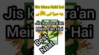Best Naat ever "Wo Mera Nabi hai" 2023 | Hashir _e_Islam