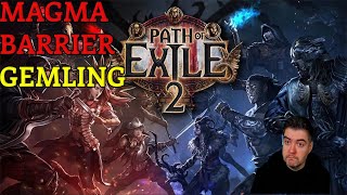 Gemling Merc Magma Barrier Endgame SSF - Path of Exile 2