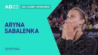 Aryna Sabalenka On-Court Interview | Australian Open 2023 Semifinal