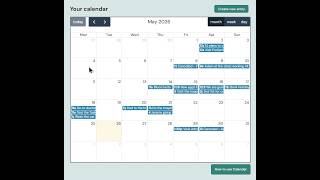 The KinBridge calendar is what you would expect in a multi-gen platform - clear and intuitive
