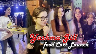 yashma gill food cart launch event |#haniamir #dananeer #komalmeer #actress