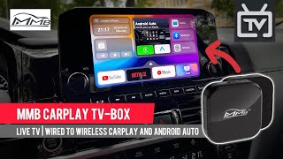 MMB CarPlay TV-BOX Unboxing | Live TV, Netflix, YouTube, Mirror Cast