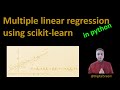 47 - Multiple Linear Regression with SciKit-Learn in Python