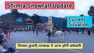 Shimla weather today, shimla snowfall update, shimla current situation today, shimla shimla vlogs